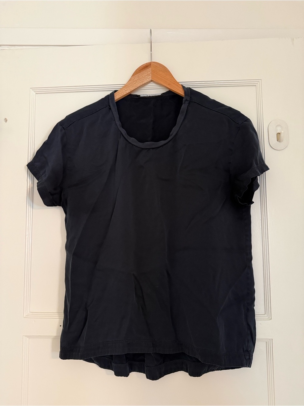 Quince Washable Silk Pajama Tee - Picture 2 of 2